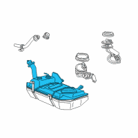 OEM 2002 Ford Mustang Fuel Tank Diagram - 2R3Z-9002-AA