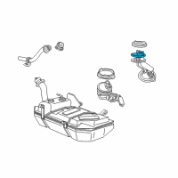 OEM 2004 Ford Mustang Fuel Pump Diagram - 1R3Z-9H307-AB