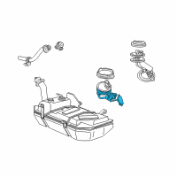 OEM Ford Mustang Gauge Unit Gasket Diagram - F8ZZ-9276-AA