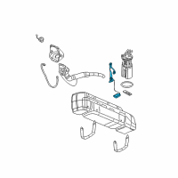 OEM 2003 Cadillac Escalade ESV Fuel Gauge Sending Unit Diagram - 19121640