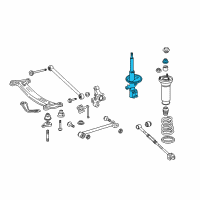 OEM 2005 Toyota Avalon Strut Diagram - 48530-09D60