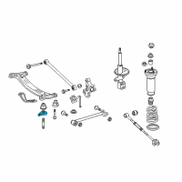 OEM 2006 Toyota Avalon Stopper Retainer Diagram - 52204-33020