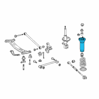 OEM Toyota Avalon Upper Support Diagram - 48750-07011