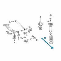 OEM 2007 Toyota Avalon Rear Lateral Arm Diagram - 48730-07050