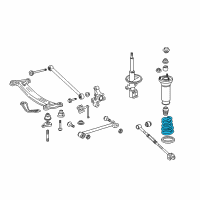 OEM 2011 Toyota Avalon Coil Spring Diagram - 48231-07071