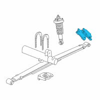 OEM 2002 Ford Explorer Sport Leaf Spring Shackle Diagram - F87Z5775AA