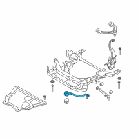OEM BMW X5 Rubber Mounting Right Tension Strut Diagram - 31-12-6-851-692