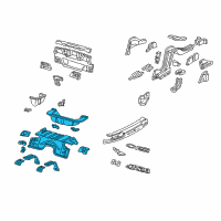 OEM 1987 Chevrolet Camaro Panel Asm-Rear Compartment Diagram - 10297993