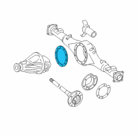 OEM Toyota Carrier Housing Gasket Diagram - 42181-34011