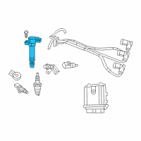 OEM 2014 Jeep Wrangler Coil-Ignition Diagram - 5149168AJ