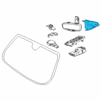 OEM 2019 Jeep Compass Cover-Mirror Diagram - 6PA29DX9AA