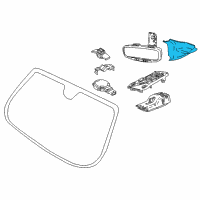 OEM 2020 Jeep Compass Cover-Mirror Diagram - 6PA29DX9AA