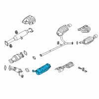 OEM 2014 Kia Cadenza Protector-Heat Front Diagram - 287913R100