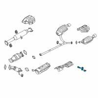 OEM 2011 Kia Optima Support Assembly-Hanger Diagram - 287853K200