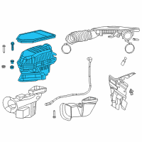 OEM Dodge Charger Air CLNR Diagram - 68413350AB