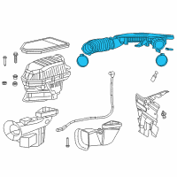 OEM 2021 Dodge Charger Duct-Clean Air Diagram - 68413346AA