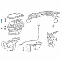 OEM 2018 Dodge Charger Screw-HEXAGON Head Diagram - 6509830AA