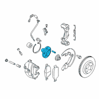 OEM Ford Transit Connect Hub Diagram - KV6Z-1104-A