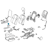 OEM Toyota RAV4 Lumbar Switch Diagram - 84920-08010-C0