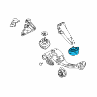 OEM 2006 BMW X3 Engine Mount Diagram - 22113400335