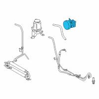 OEM Toyota Power Steering Pump Diagram - 44310-04200