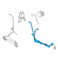 OEM 2021 Toyota Tacoma Pressure Tube Diagram - 44410-04230