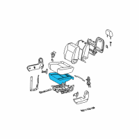 OEM Toyota Sienna Seat Cushion Pad Diagram - 79135-AE030