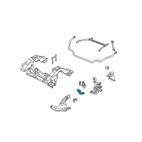 OEM Nissan Bracket Assembly-Tension Rod Diagram - 54480-0W001