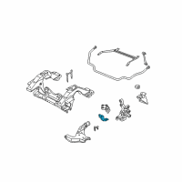 OEM 2003 Infiniti QX4 Bracket Assembly-Tension Rod Diagram - 54480-0W001