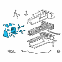 OEM 2013 Chevrolet Volt RELAY ASM-HIGH VLTG BAT DISCONNECT Diagram - 24297383