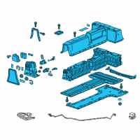 OEM 2013 Chevrolet Volt Battery Assembly Diagram - 20979876