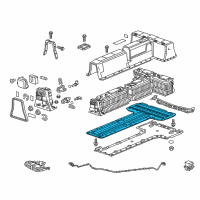 OEM 2012 Chevrolet Volt Battery Tray Diagram - 22900856