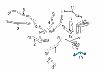 OEM 2020 BMW 840i xDrive Gran Coupe Expansion Tank-Cylinde Pipe Diagram - 17-12-8-678-509