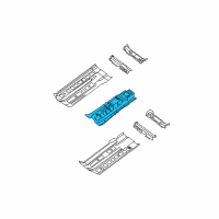 OEM 2013 Nissan Maxima Floor-Front, Center Diagram - G4310-9N0MA