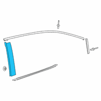 OEM 2022 Toyota Corolla Applique Diagram - 75762-02120