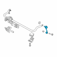 OEM 2019 Jeep Wrangler Link-STABILIZER Bar Diagram - 68293033AB