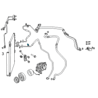 OEM 2013 Dodge Charger VALVECORE-A/C Line Diagram - 5003461AA