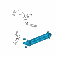 OEM 2018 Buick Envision Intercooler Diagram - 84634949