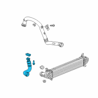 OEM 2018 Buick Envision Inlet Tube Diagram - 23176127