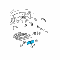 OEM Toyota Tacoma Speedometer Head Diagram - 83220-04120