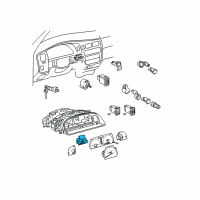 OEM 1999 Toyota Tacoma Tachometer Diagram - 83881-04100