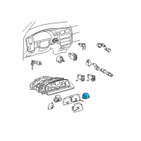 OEM 2004 Toyota Tacoma Gauge Sub-Assy, Fuel Receiver Diagram - 83882-04450