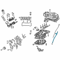 OEM Ram ProMaster 2500 Tube-Engine Oil Indicator Diagram - 68160278AC