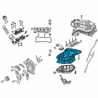 OEM 2020 Dodge Grand Caravan Pan-Engine Oil Diagram - 68051597AD