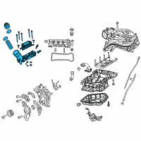 OEM 2014 Dodge Charger ENGINE OIL FILTER Diagram - 68105583AG