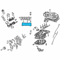 OEM Jeep Wrangler JK Gasket-Cylinder Head Cover Diagram - 5184595AE