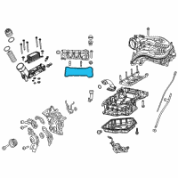 OEM 2013 Dodge Challenger Gasket-Cylinder Head Cover Diagram - 5184595AE