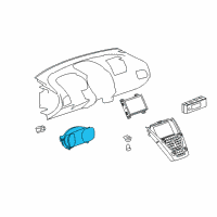 OEM 2015 GMC Terrain Cluster Diagram - 23265867