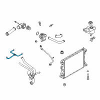 OEM 2012 Ford Mustang Reservoir Hose Diagram - AR3Z-8276-A