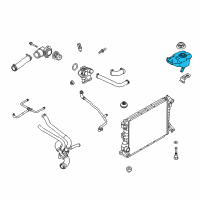 OEM 2014 Ford Mustang Reservoir Diagram - BR3Z-8A080-B